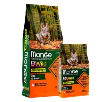 Monge Dog GRAIN FREE корм для собак всех пород утка, 2.5кг