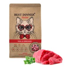 Best Dinner Holistic Hypoallergenic Adult Cat Телятина/орегано, 1,5кг
