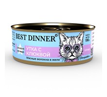 Best Dinner для кошек Exclusive Vet Profi Urinary Утка с клюквой паштет кс 100г