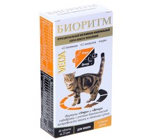 Биоритм витаминно-минеральный комплекс для кошек со вкусом Курицы 48тб