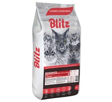 Blitz Classic Курица/рис сухой корм для взрослых кошек, 2кг