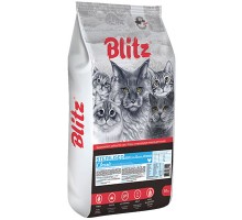 Blitz Classic с курицей сухой корм для стерилизованных кошек, 400г
