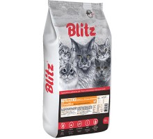 Blitz Sensitive Индейка сухой корм для взрослых кошек, 400г
