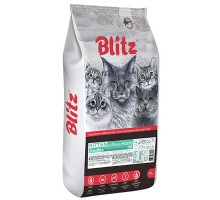 Blitz Sensitive с индейкой сухой корм для котят, 2кг