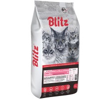 Blitz Sensitive Ягнёнок сухой корм для взрослых кошек, 10кг
