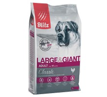 Blitz Classic сухой корм для взрослых собак крупных и гигантских пород, 2кг