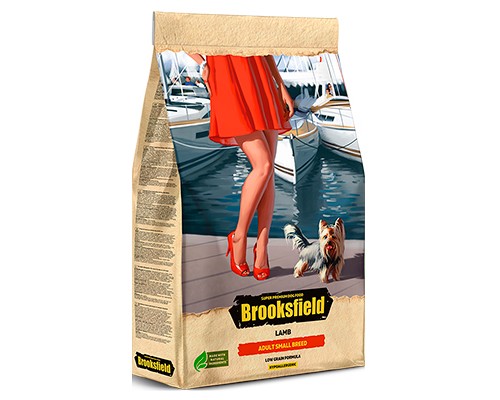 Brooksfield Adult Small Breed Ягненок/рис, 700г