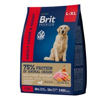 Brit Premium Dog Adult Large and Giant, 8кг