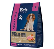 Brit Premium Dog Adult Small, 3кг