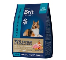 Brit Premium Dog Sensitive Lamb & Rice, 8кг