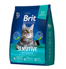Brit Premium Cat Sensitive Lamb, 8кг