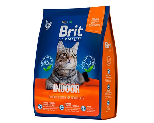 Купить Brit Premium Indoor Cat Chicken 800гр