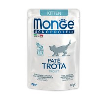 Monge Cat Monoprotein Trota д/котят Форель пауч, 85г