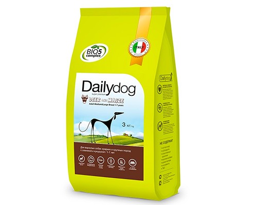 Dailydog ADULT MEDIUM&LARGE BREED Deer and Maize, 12кг
