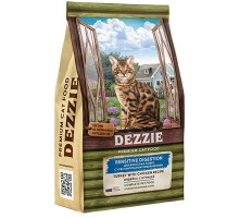 Dezzie Sensitive Digestion для кошек Индейка с курицей, 2кг