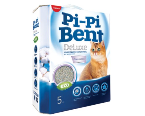 Pi-Pi-Bent DELUXE CLEAN COTTON, 5кг (КОРОБКА)
