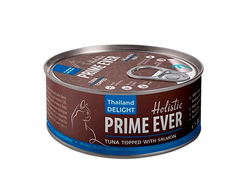 Prime Ever 8B Тунец с лососем с желе для кошек, 80г