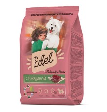 Edel Dog Medium & Maxi с Говядиной, 2кг