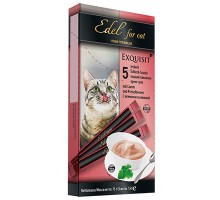 Edel For Cat для кошек крем-суп с ягнёнком и клюквой, 75г