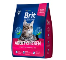 Brit Premium Cat Adult Chicken, 2кг