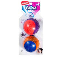 GiGwi Два мяча с пищалкой 8см (75336)