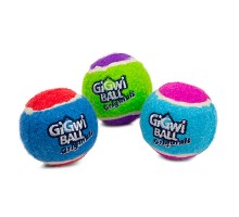 GiGwi Три мяча с пищалкой 6,3см (75338)