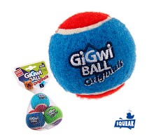 GiGwi Три мяча с пищалкой 4,8см (75339)