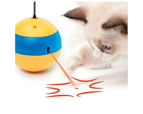 Hagen CATIT Игрушка для кошек Пчела-волчок для лакомств, с лазерной игрушкой (H431658)