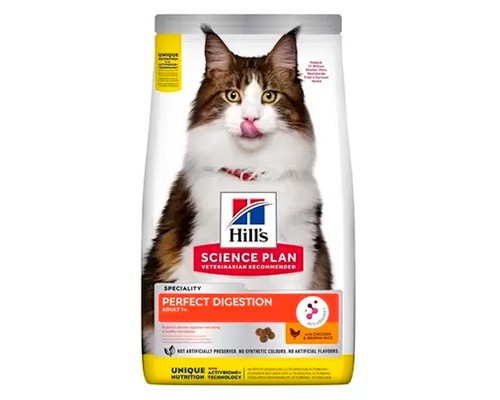 Hills SP Feline Adult PERFECT DIGESTION 1,5кг