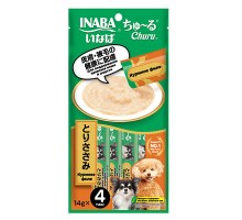 INABA CHURU Лакомство-пюре для поддержания красоты кожи и шерсти для собак 56г