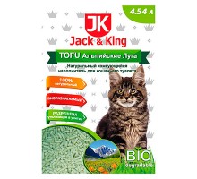 Jack&King ТОФУ комкующийся 4,54л Альпийские луга