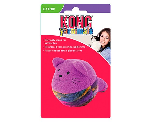 Kong Кот-клубок, с кошачьей мятой