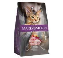 Marly&Molly с кроликом для стерилизованных кошек и котов 400г