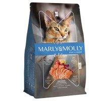 Marly&Molly с лососем для стерилизованных кошек и котов 400гр