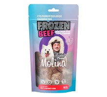 Molina Лакомство Frozen Beef с бычьим стейком для собак всех пород и щенков 55гр