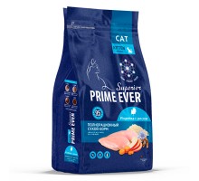 Prime Ever Superior Adult Cat Индейка с рисом 400г
