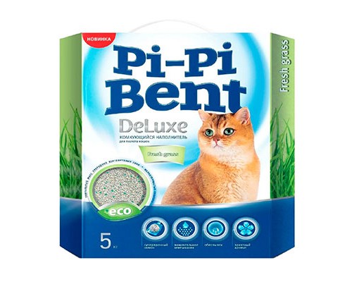 Pi-Pi-Bent DELUXE Fresh grass, 5кг (КОРОБКА)