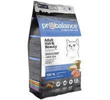 ProBalance Hair&Beauty для кошек, красота кожи и шерсти 1,8кг