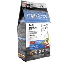 ProBalance Sterilized для стерилизованых кошек Утка, 10кг