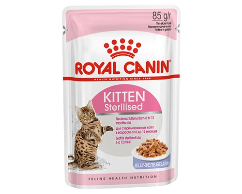 Royal Canin Kitten Sterilised, 85г (желе)