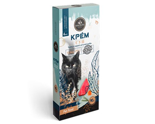 Крем-суп Secret For pets для кошек Икра летучей рыбы, 90г
