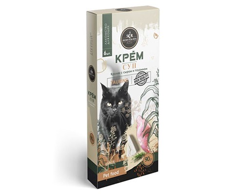 Крем-суп Secret For pets для кошек Кролик с сыром, 90г