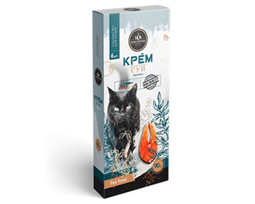 Крем-суп Secret For pets для кошек Лосось, 90г