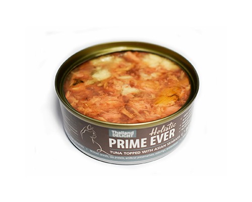 Prime Ever 7B Тунец с сибасом с желе для кошек, 80г
