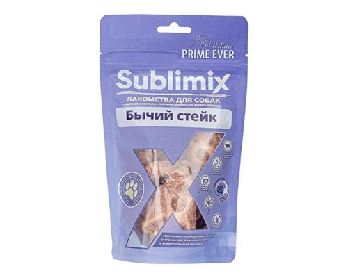 Купить Prime Ever Sublimix Бычий стейк лакомство для собак, 55г