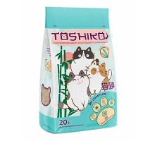 Toshiko Натуральный растительный комкующийся без запаха, 5л