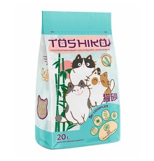 Toshiko Натуральный растительный комкующийся без запаха, 20л