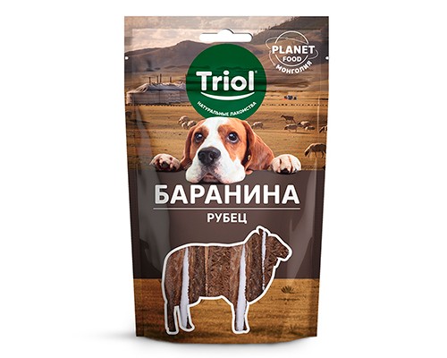 Купить Triol Лакомство для собак PLANET FOOD Рубец бараний 30г