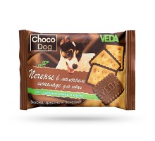 VEDA Choco Dog Печенье в молочном шоколаде для собак, 30г
