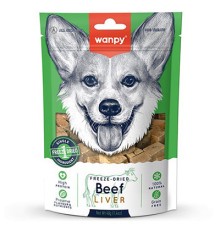 Wanpy Dog Сублимированное лакомство для собак Говяжья печень, 40г